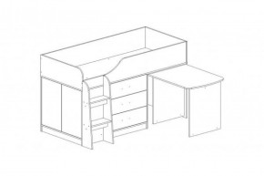 Кровать двухъярусная Каприз-6 (АстридМ) в Нягани - nyagan.mebel-e96.ru