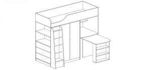 Уголок школьника Каприз-8 (АстридМ) в Нягани - nyagan.mebel-e96.ru