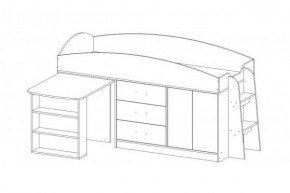 Кровать двухъярусная Каприз-11 (АстридМ) в Нягани - nyagan.mebel-e96.ru