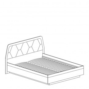 Кровать двуспальная 1600 Дели 75 (яна) в Нягани - nyagan.mebel-e96.ru