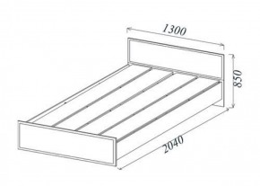 Кровать Классика 1200 в Нягани - nyagan.mebel-e96.ru