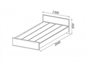 Кровать Классика 1400 в Нягани - nyagan.mebel-e96.ru