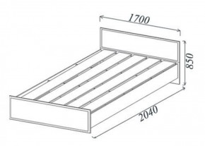 Кровать Классика 1600 в Нягани - nyagan.mebel-e96.ru