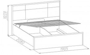 Кровать Люкс Амели с подъемным механизмом 1400*2000 в Нягани - nyagan.mebel-e96.ru