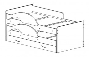 Кровать выкатная Радуга (Матрешка) 800*1600 в Нягани - nyagan.mebel-e96.ru