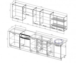 Кухонный гарнитур Лада 3000 в Нягани - nyagan.mebel-e96.ru