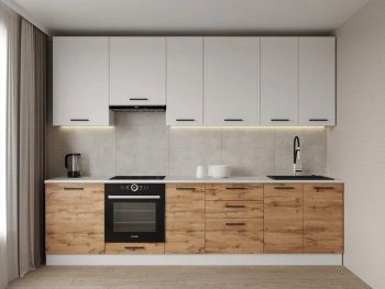 Кухонный гарнитур высокий Лада 3000 мм (Санвут) в Нягани - nyagan.mebel-e96.ru