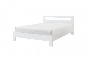 Кровать из массива Лана Белый Античный (БМ) в Нягани - nyagan.mebel-e96.ru