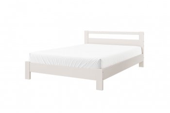 Кровать из массива Лана Льняной (БМ) в Нягани - nyagan.mebel-e96.ru