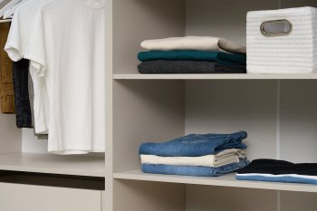 Гардеробная/шкаф 4000 мм Ларго №4 Кашемир (Миф) в Нягани - nyagan.mebel-e96.ru