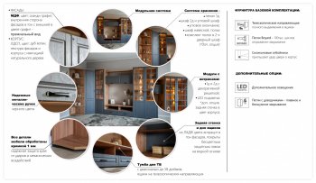 Шкаф 960 мм Лацио графит (Имп) в Нягани - nyagan.mebel-e96.ru