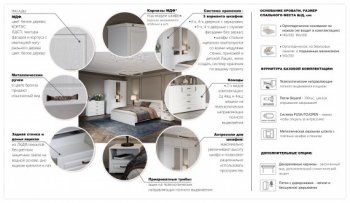 Шкаф распашной 1440 мм Лацио 3Д, белое дерево (Имп) в Нягани - nyagan.mebel-e96.ru