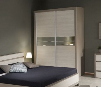 Шкаф-купе 1750 мм 2-х дверный Лацио (СБК) в Нягани - nyagan.mebel-e96.ru