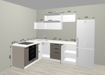 Угловой кухонный гарнитур Санвут 1516х2100 мм в Нягани - nyagan.mebel-e96.ru