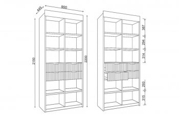 Набор детской мебели Лавис модульный белый софт (ДСВ) в Нягани - nyagan.mebel-e96.ru