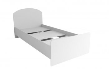 Кровать Лавис КРД 900.1 белый софт (ДСВ) в Нягани - nyagan.mebel-e96.ru