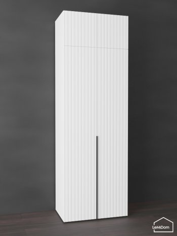 Шкаф с антресолью 800 мм Linnea MHR-2A-2 2450х800х510 (Белый-М 11.1.2) в Нягани - nyagan.mebel-e96.ru