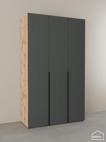 Шкаф с антресолью 1200 мм Linnea MHR-3A-2 2450х1200х510 (ДВ-М 11.1.25) в Нягани - nyagan.mebel-e96.ru