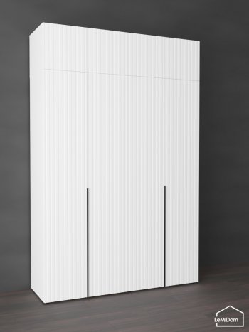 Шкаф с антресолью 1600 мм Linnea MHR-4A-1 2450х1600х510 (Белый-М 11.1.2) в Нягани - nyagan.mebel-e96.ru