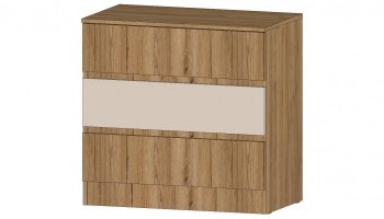 Комод 3 ящика Ленора вотан/Кашемир (Лин) в Нягани - nyagan.mebel-e96.ru | фото