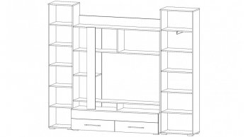 Стенка Леон (Лин) в Нягани - nyagan.mebel-e96.ru