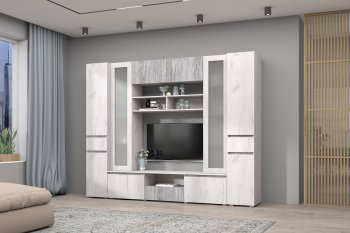 Стенка Лиана комп.3 артвуд (Зарон) в Нягани - nyagan.mebel-e96.ru