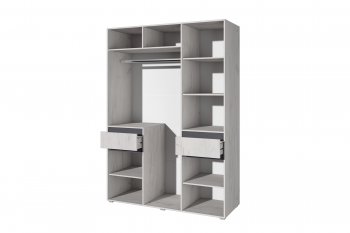 Спальный гарнитур Лиана графит, модульный (Зарон) в Нягани - nyagan.mebel-e96.ru