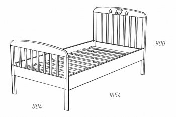 Кровать Лилу НМ 041.06 (Silva) в Нягани - nyagan.mebel-e96.ru