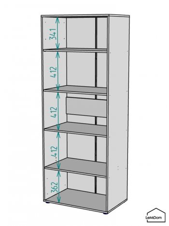 Шкаф Linnea MHR-2-2 2050х800х510 (ДВ-М 11.1.25) в Нягани - nyagan.mebel-e96.ru