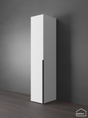 Шкаф Linnea MHR-1-2 2050х400х510 (Белый-М 11.1.1) в Нягани - nyagan.mebel-e96.ru