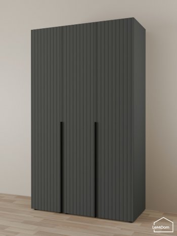 Шкаф Linnea MHR-3-1 2050х1200х510 (Графит-М 11.1.25) в Нягани - nyagan.mebel-e96.ru