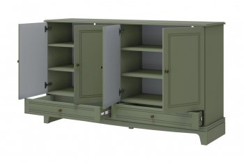 Комод 4 двери 2ящ. Лорето, зеленый самшит (БМ) в Нягани - nyagan.mebel-e96.ru