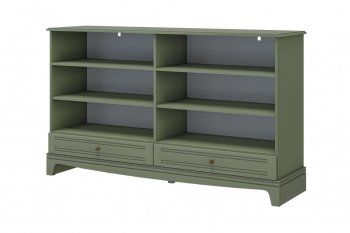 Комод 4 двери 2ящ. Лорето, зеленый самшит (БМ) в Нягани - nyagan.mebel-e96.ru