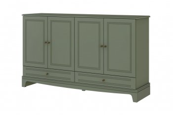 Комод 4 двери 2ящ. Лорето, зеленый самшит (БМ) в Нягани - nyagan.mebel-e96.ru