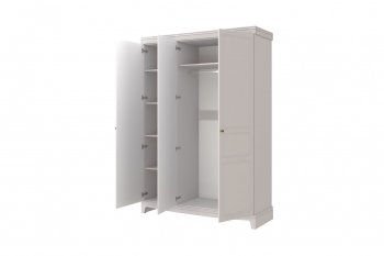 Шкаф 1500 мм распашной ШР-3 Лорето, льняной (БМ) в Нягани - nyagan.mebel-e96.ru