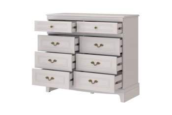 Комод 8 ящиков Лорето, льняной (БМ) в Нягани - nyagan.mebel-e96.ru