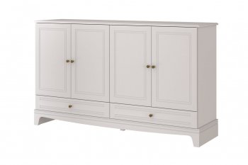 Комод 4 двери 2ящ. Лорето, льняной (БМ) в Нягани - nyagan.mebel-e96.ru