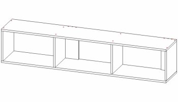 Стенка луксор (АстридМ) в Нягани - nyagan.mebel-e96.ru