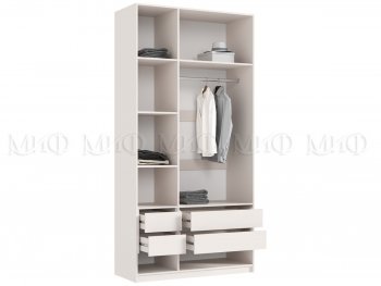 Шкаф 1200 мм Марвэл с доп. ящиками, кашемир (Миф) в Нягани - nyagan.mebel-e96.ru