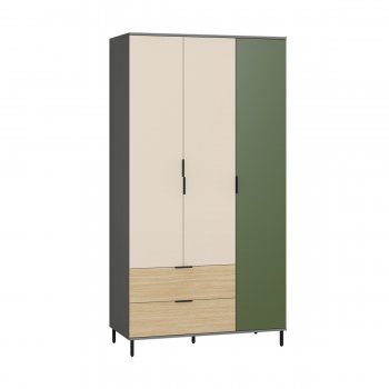 Шкаф 1200 мм Марвэл 16.317.03 зеленый (Моби) в Нягани - nyagan.mebel-e96.ru