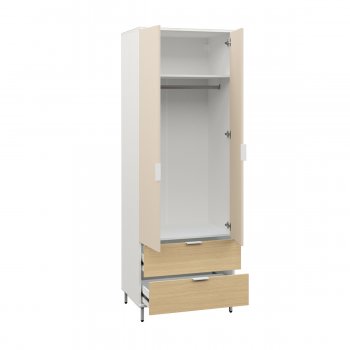 Шкаф 800 мм Марвэл 16.317.02 бел. (Моби) в Нягани - nyagan.mebel-e96.ru