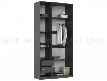 Шкаф 1200 мм Марвэл графит (Миф) в Нягани - nyagan.mebel-e96.ru