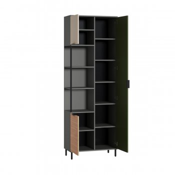 Шкаф комбинированный Марвэл 13.22 сер (Моби) в Нягани - nyagan.mebel-e96.ru