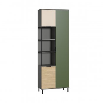 Шкаф комбинированный Марвэл 13.22 сер (Моби) в Нягани - nyagan.mebel-e96.ru