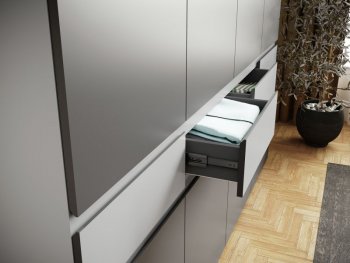 Шкаф 2000 мм Мерида серый камень/графит (Микон) в Нягани - nyagan.mebel-e96.ru