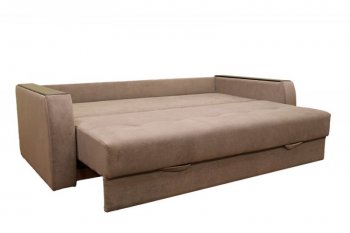Диван Милан 3, НПБ, ткань Монако 02 (какао) (Хит Диван) в Нягани - nyagan.mebel-e96.ru