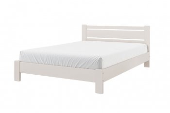 Кровать из массива Милс льняной (БМ) в Нягани - nyagan.mebel-e96.ru