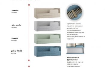 Кровать выкатная Молли-2 (Silva) в Нягани - nyagan.mebel-e96.ru