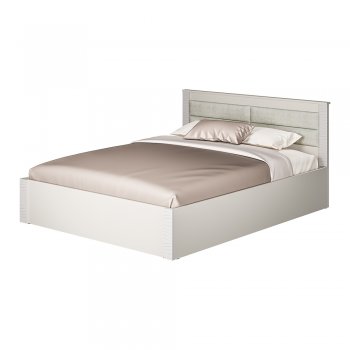 Кровать двуспальная Монако КР-16 кашемир (БТС) в Нягани - nyagan.mebel-e96.ru