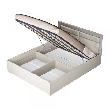 Кровать с подъемным механизмом Монако КР-16 Кашемир (БТС) в Нягани - nyagan.mebel-e96.ru